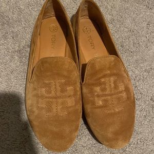 Tory Burch suede loafers